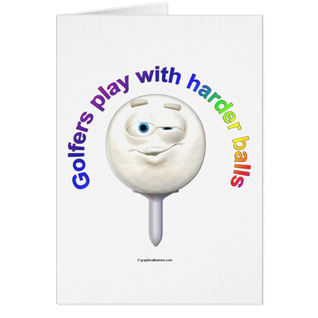 Los golfistas juegan con bolas más duras (Frente)