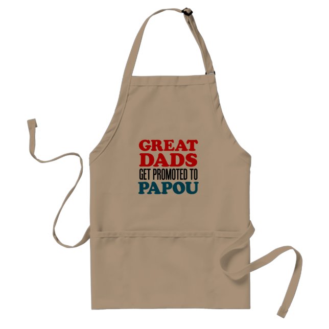 Los grandes papás promovieron el delantal de Papou (Frente)