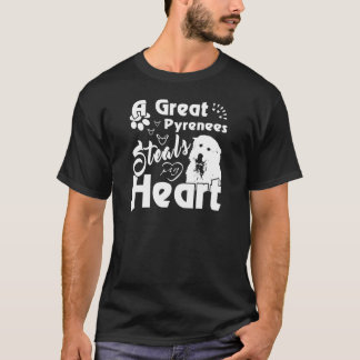 Los grandes Pirineos roban mi camisa divertida del