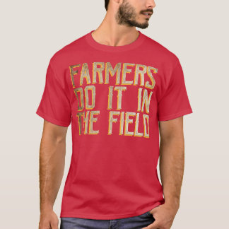 Los granjeros lo hacen en la camiseta de campo