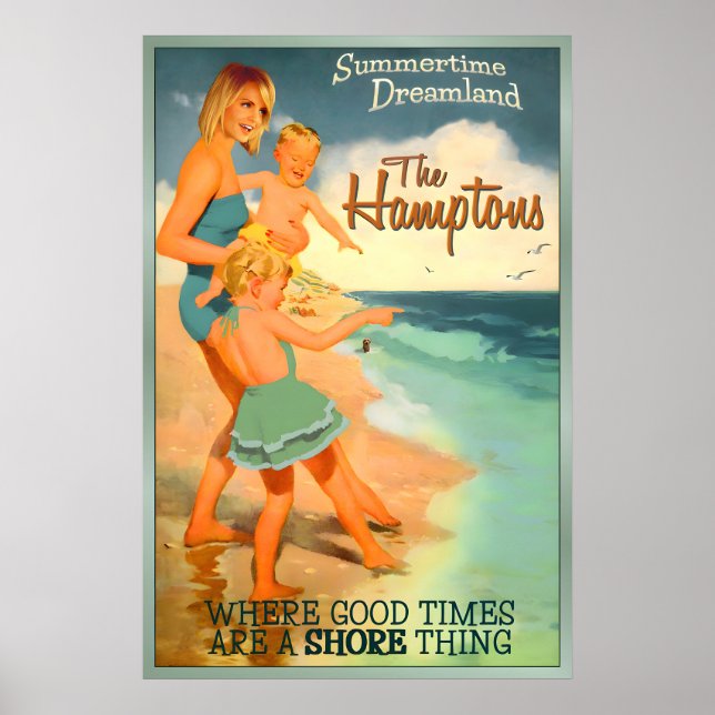 Los Hamptons Long Island Nueva York Póster Nuevo R (Frente)