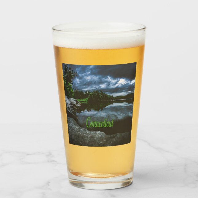 Los hermosos árboles del lago de Connecticut (Anverso (lleno))