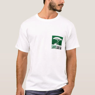 Los hombres ahorran la camiseta de Darfur