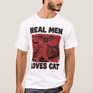 Los hombres de verdad aman la camiseta vintage de