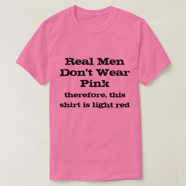 Los hombres de verdad no llevan camisetas rosas (Diseño del anverso)