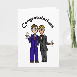 ¡Los Hombres Gays Boda Tarjeta Personalizar!