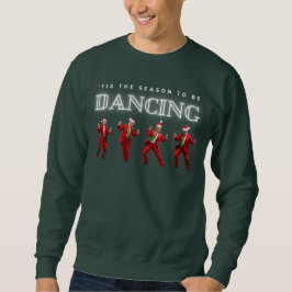 Los hombres Navidades Trump bailan sudadera