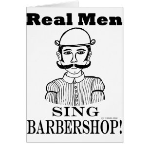 ¡Los hombres reales cantan la barbería!