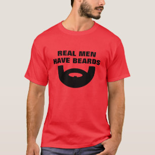 Los hombres reales de la camiseta el de la barba