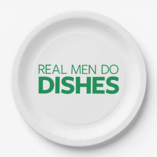 Los hombres reales hacen platos