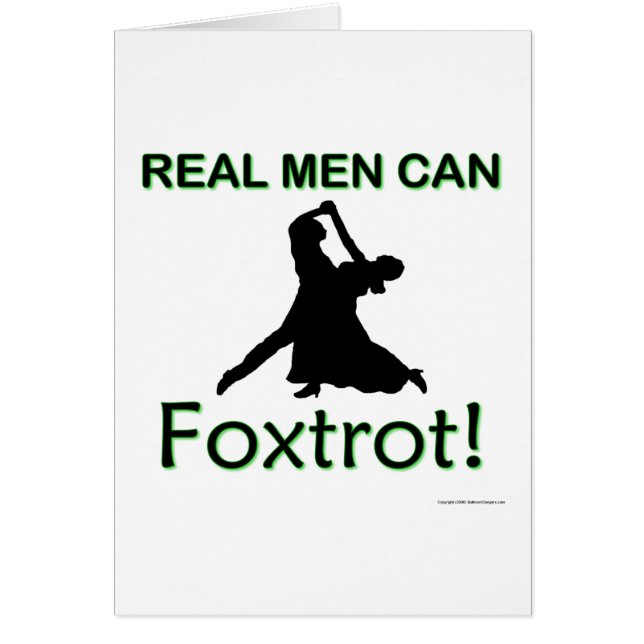 Los hombres reales pueden Foxtrot (Frente)