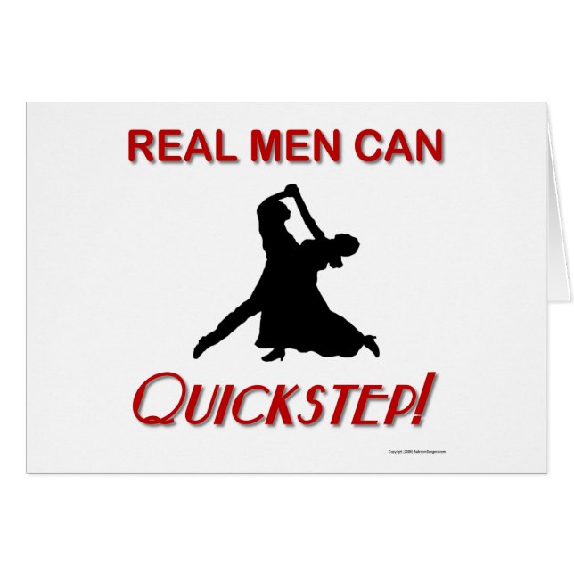 Los hombres reales pueden Quickstep (Anverso (Horizontal))