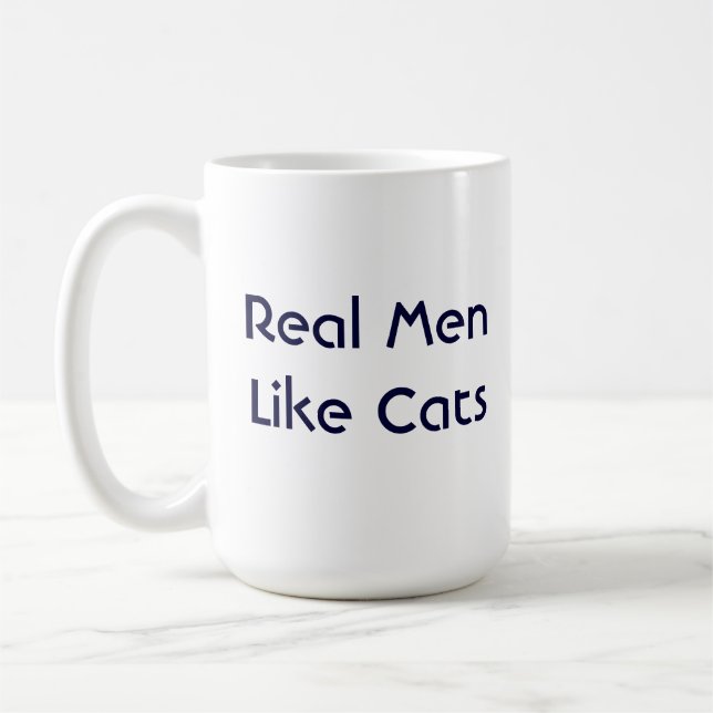 Los hombres reales tienen gusto de la taza de los (Izquierda)