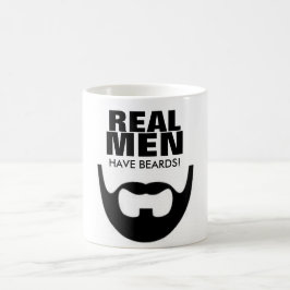 Los hombres reales tienen taza de café de las