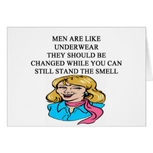 Los HOMBRES son como la ropa interior