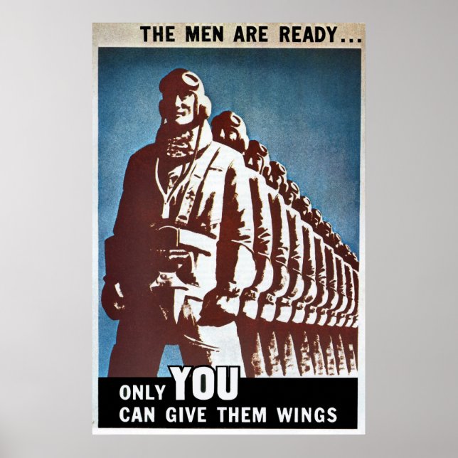 Los hombres son Posters listos (Frente)