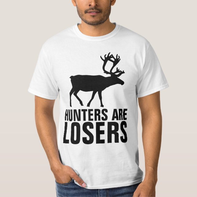 LOS HUNTEROS SON Camisetas PERDEDORAS (DEER) (Anverso)