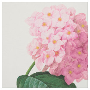 Los Hydrangeas rosados de Redoute peinaron la tela