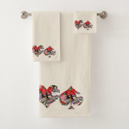 Los iconos de Las Vegas Jugando Formas De Tarjetas