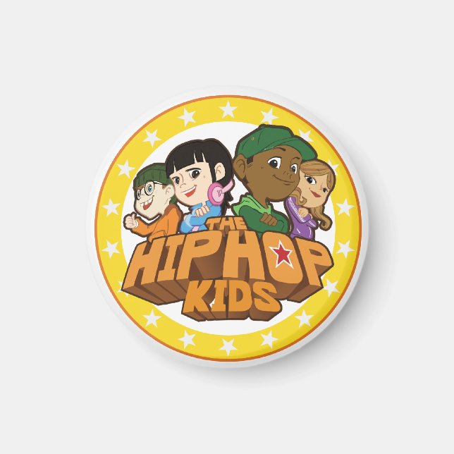 Los imanes Hip Hop Kids (Frente)