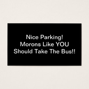 Los Imbéciles agradables del estacionamiento como