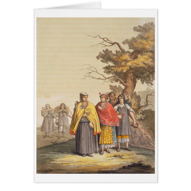 Los indios de Caciche en los trajes tradicionales, (Frente)