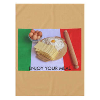 los ingredientes básicos de lasaña mantel de algod