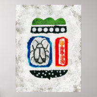 Los insectos son arte mural Poster lindo - arte ab