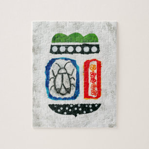 Los insectos son el rompecabezas lindo - arte abst