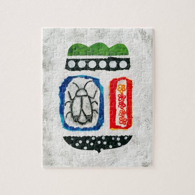 Los insectos son el rompecabezas lindo - arte abst (Vertical)