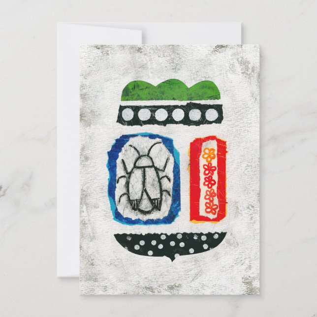 Los insectos son tarjetas de felicitación personal (Anverso)