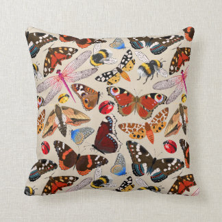 Los insectos y los insectos imprimen los Cojines