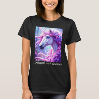 Los introvertidos son camiseta de Unicornios