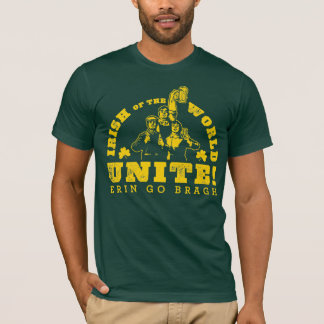 Los irlandeses del mundo unen la camisa