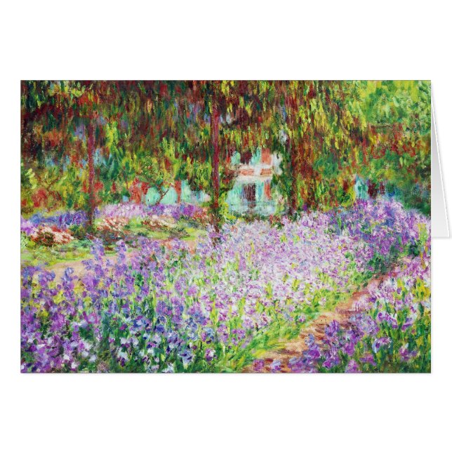 Los irlandeses en el jardín de Monet Claude Monet (Anverso (Horizontal))