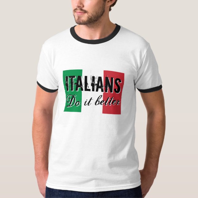 Los italianos mejora las camisetas (Anverso)