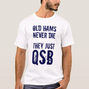 Los jamones viejos nunca mueren camiseta de radio