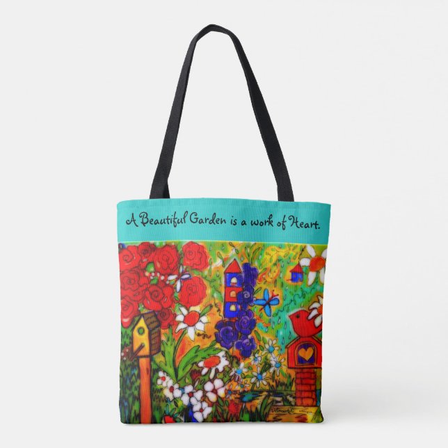 Los jardineros de la bolsa de asas del jardín (Reverso)