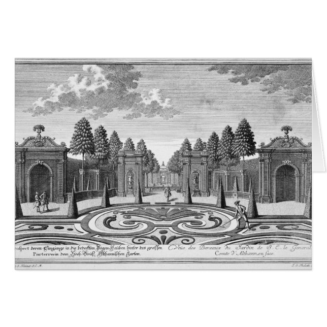 Los jardines del conde Althan, Viena, de 'Vorstel (Anverso (Horizontal))