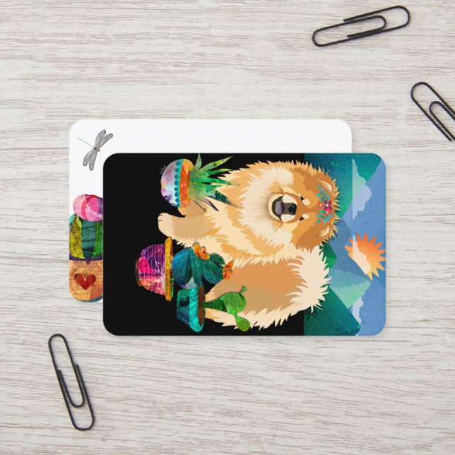 LOS JARDINES ME HACEN SONREAR - Tarjeta de Negocio (Anverso/Reverso In Situ)