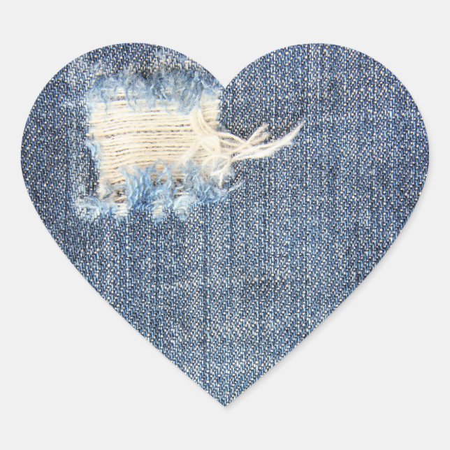 Los jeans rotos parecen Pegatinas (Anverso)