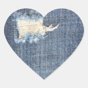 Los jeans rotos parecen Pegatinas