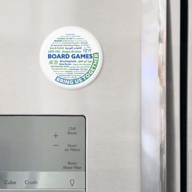 Los juegos de mesa nos unen al imán (In situ (nevera))