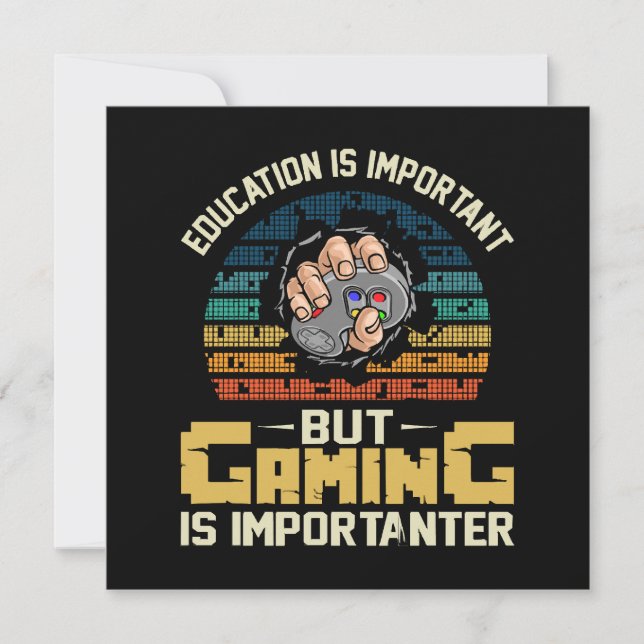 los juegos son más importantes (Anverso)