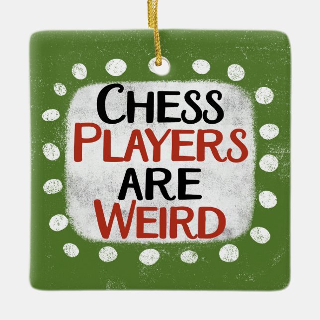 Los Jugadores De Ajedrez Son Un Ornamento Extraño (Anverso)