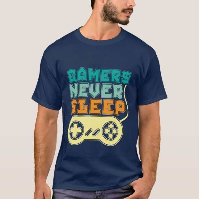 Los jugadores de camisetas de Guay Gamer nunca due
