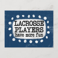 Los jugadores de Lacrosse Tienen Más Postal Divert