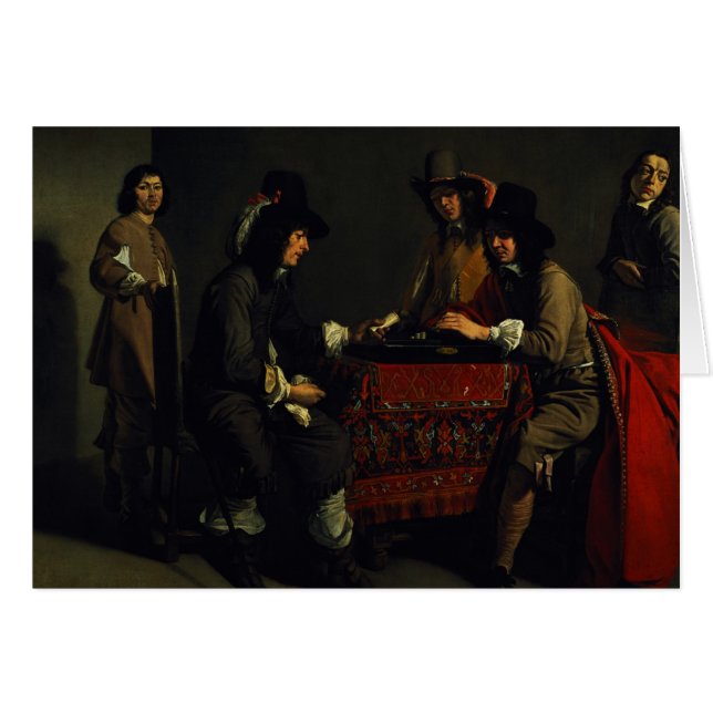 Los jugadores del backgammon (Anverso (Horizontal))