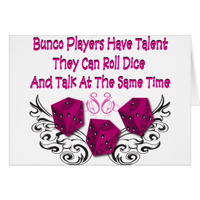 los jugadores del bunco tienen talento #2 (Anverso (Horizontal))