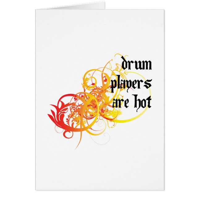 Los jugadores del tambor son calientes (Frente)